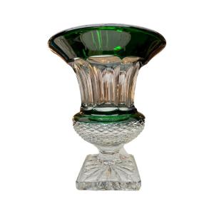 Cristallerie Saint-louis, Vase Médicis, Parfait état. Haut. : 24,5 Cm.