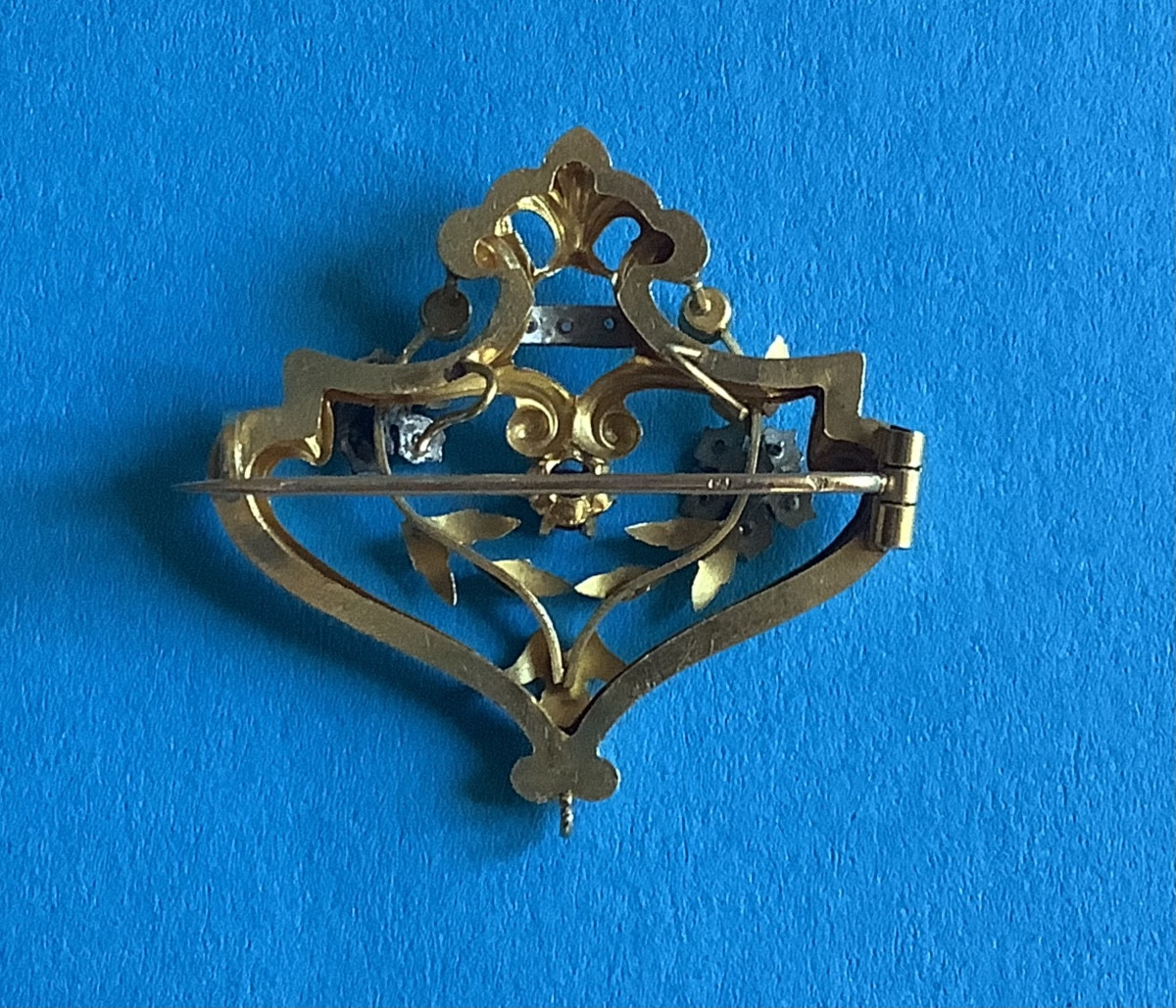 Fleur-de-lis Brooch/pendant-photo-2