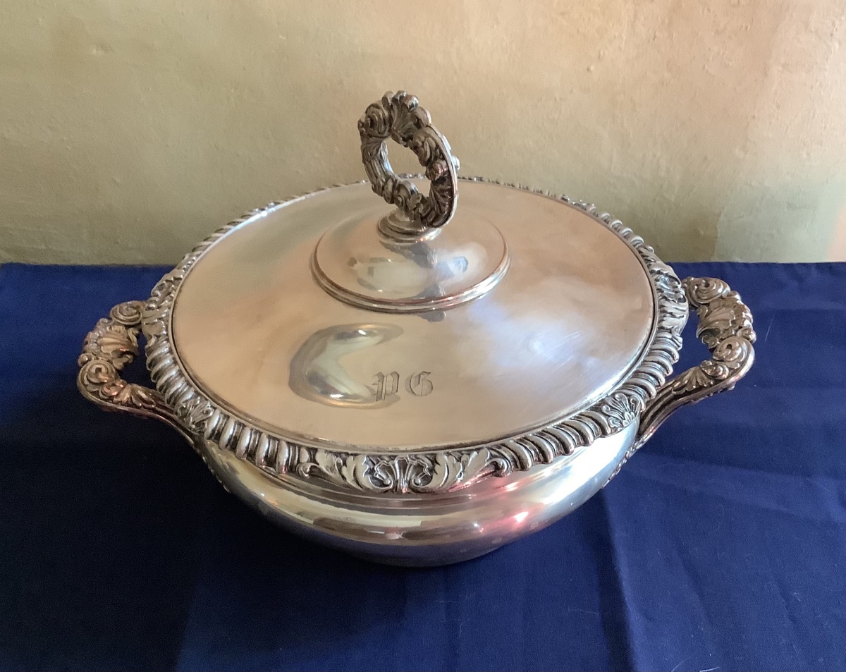 Légumier doublé argent Maison C. Balaine