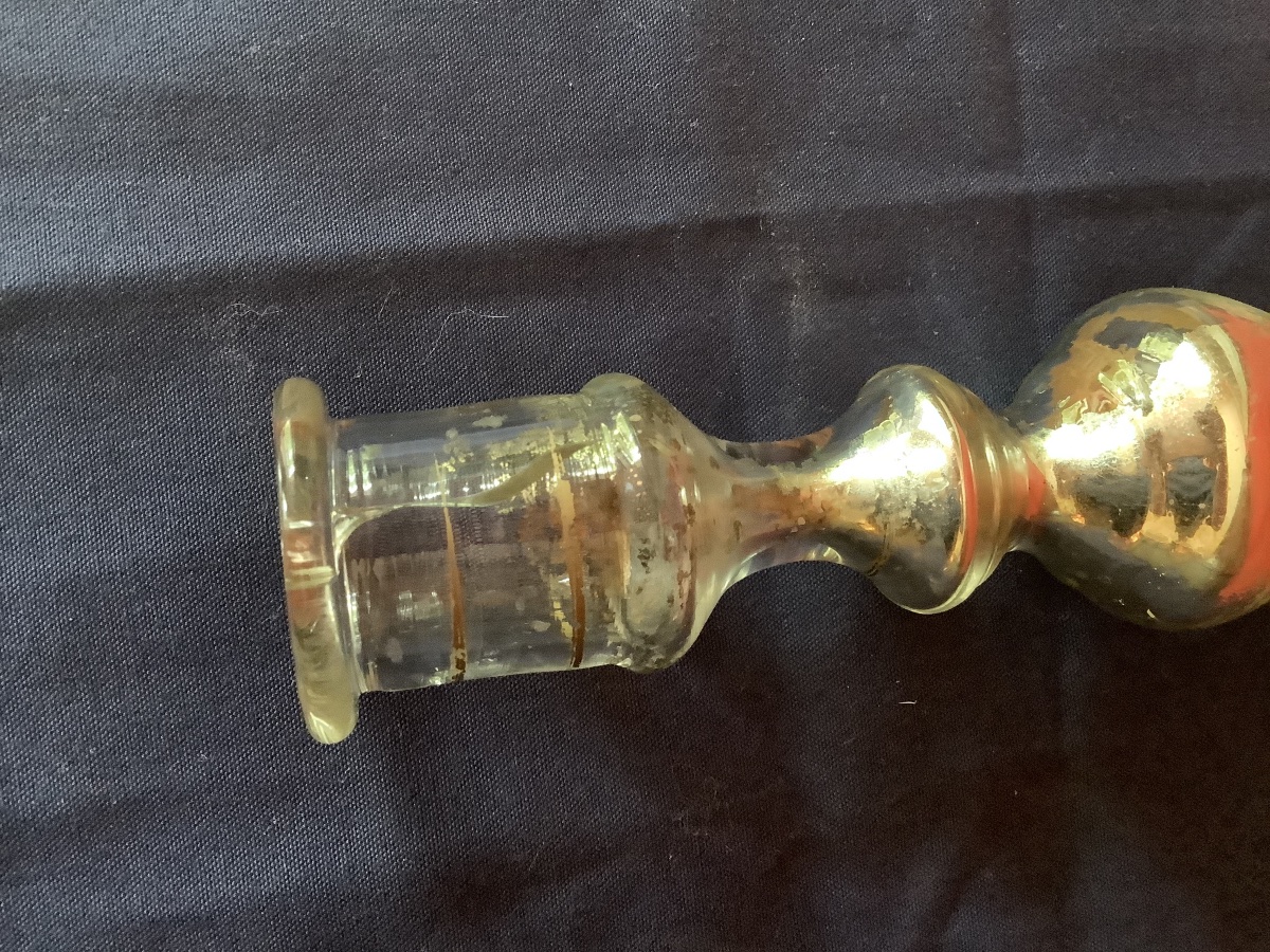 Pair Of églomé Candlesticks-photo-4