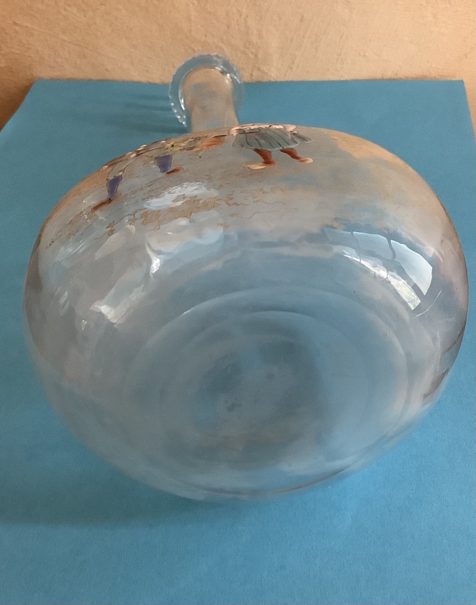 Bouteille pansue émaillée-photo-1