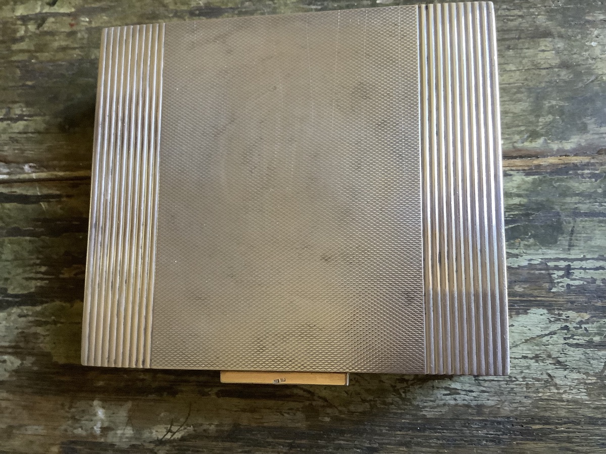 Solid Silver Cigarette Case-photo-1
