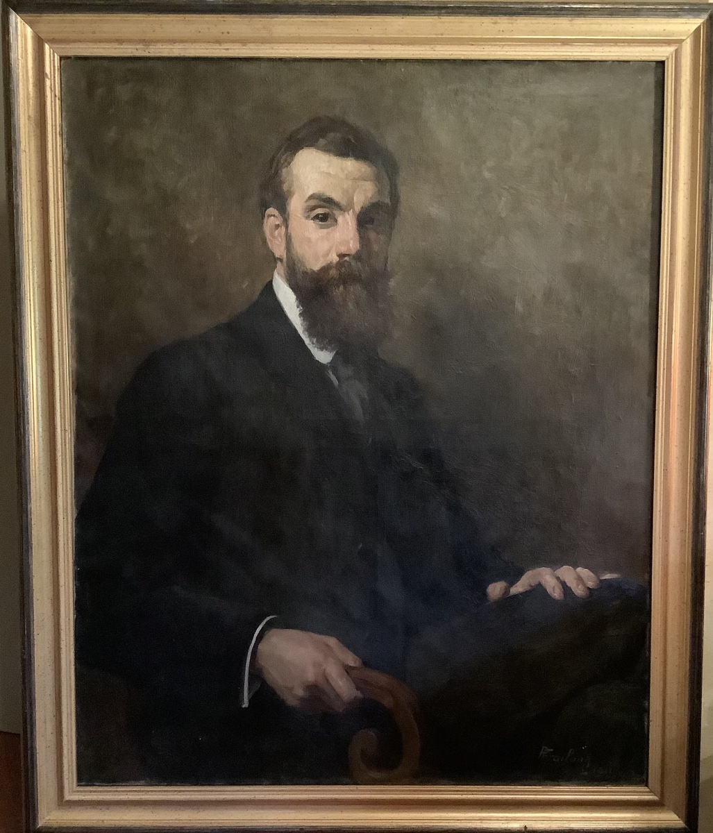 P. Frailong  portrait d’homme