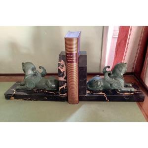 Pair Of Sphynx Bookends