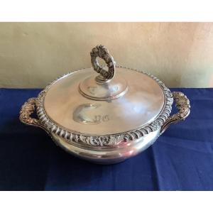 Silver-lined Vegetable Dish By Maison C. Balaine
