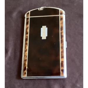 Art Deco Cigarette Case And Lighter