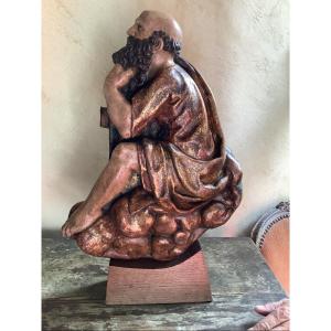 "socrates" Gilded Wood