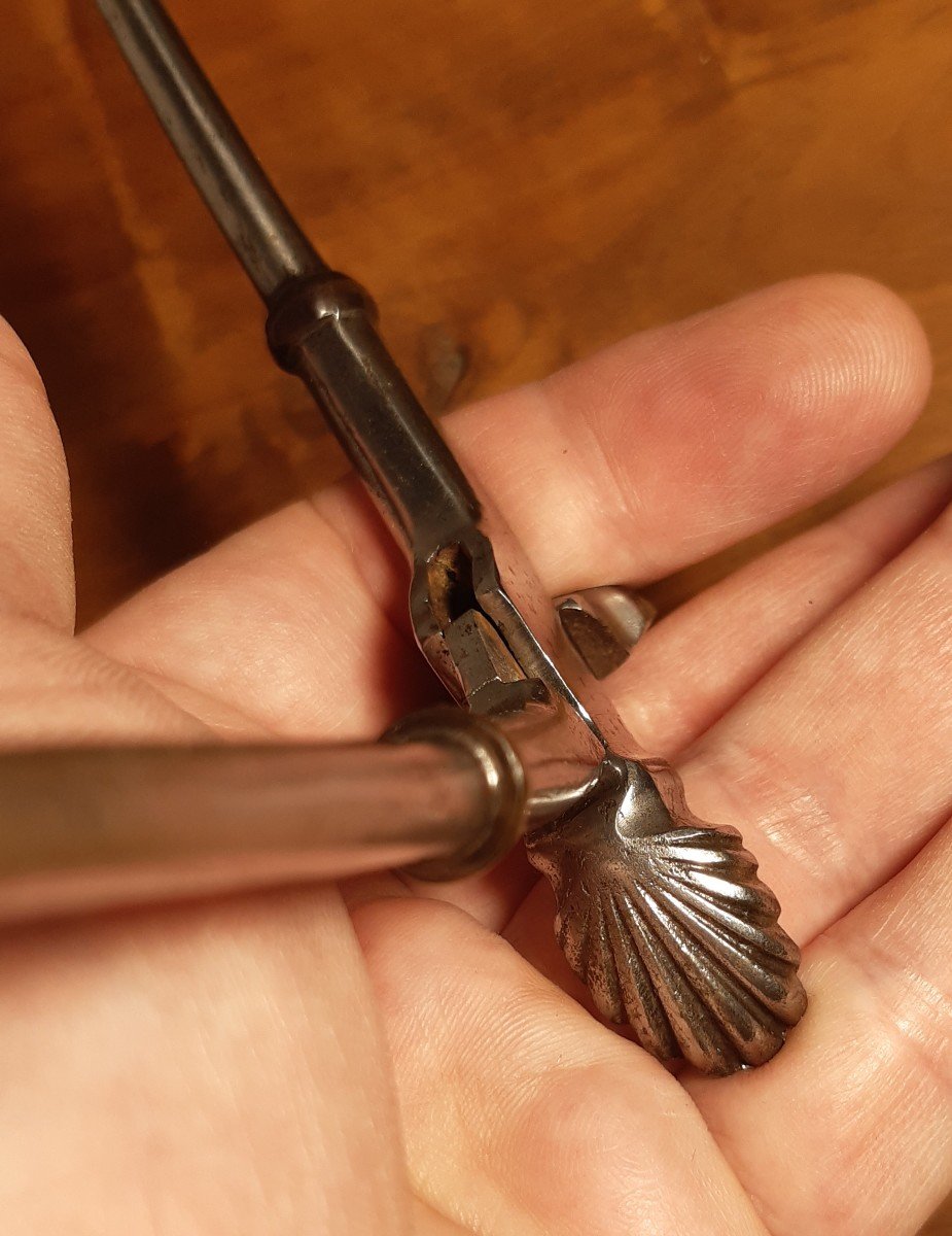 Nutcracker In Wrought Iron And Copper - 18th Century Period-photo-4