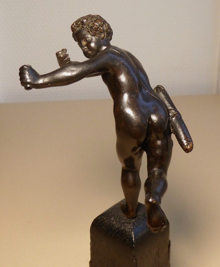 Cupid In Bronze After A Model By Barthélemy Prieur-photo-2