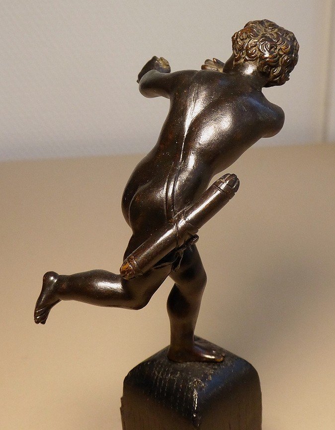 Cupid In Bronze After A Model By Barthélemy Prieur-photo-4