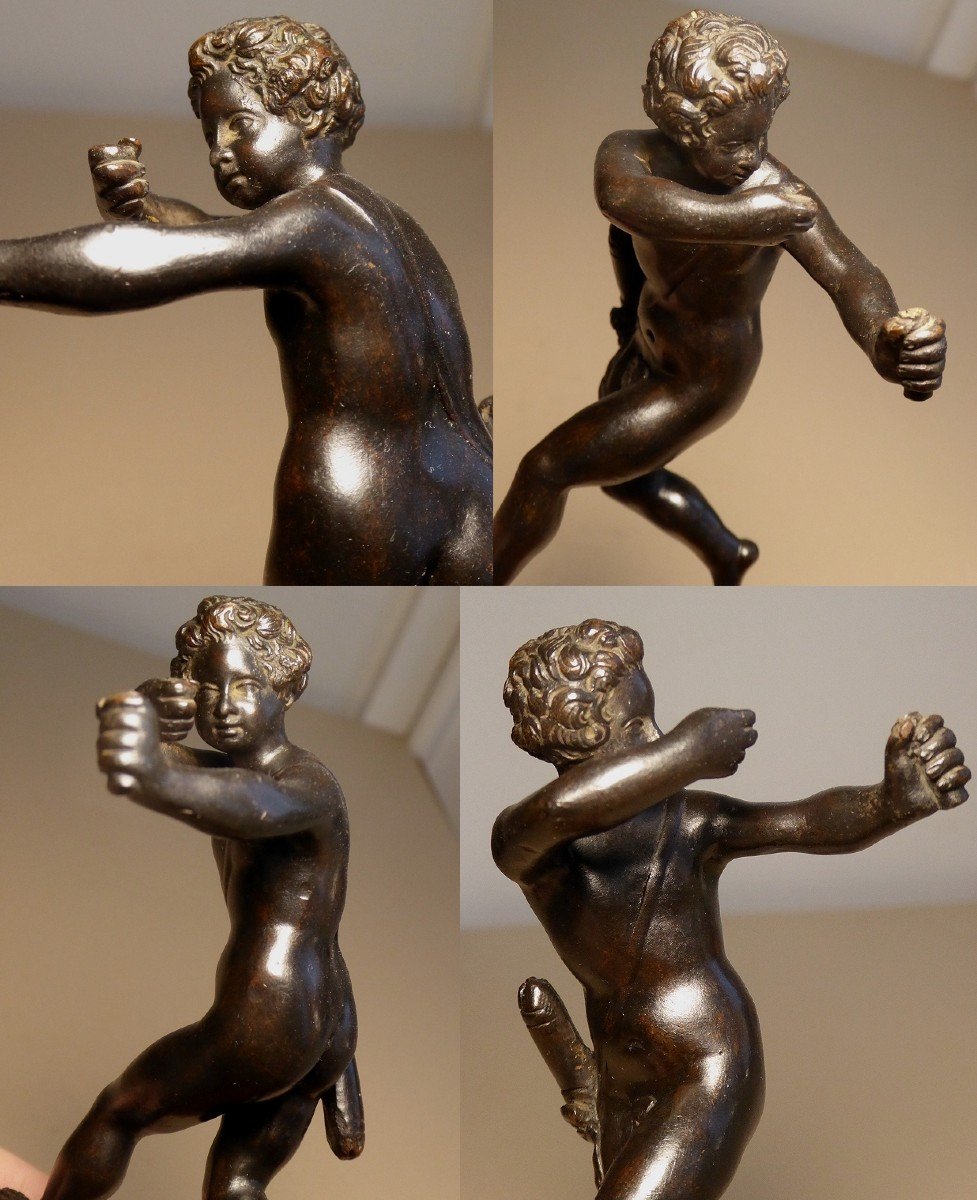 Cupid In Bronze After A Model By Barthélemy Prieur-photo-7
