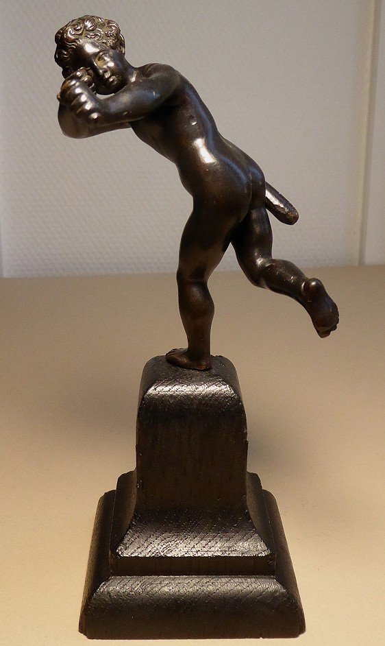 Cupid In Bronze After A Model By Barthélemy Prieur