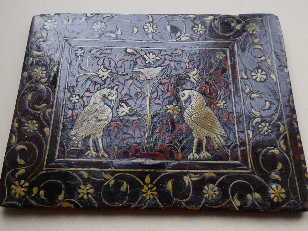 Indo-portuguese Cabinet Panel - Gujarat Early 17th Century-photo-4