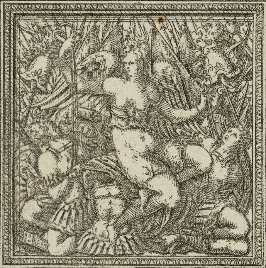 Large Carved Walnut Panel From The 16th Century-photo-4