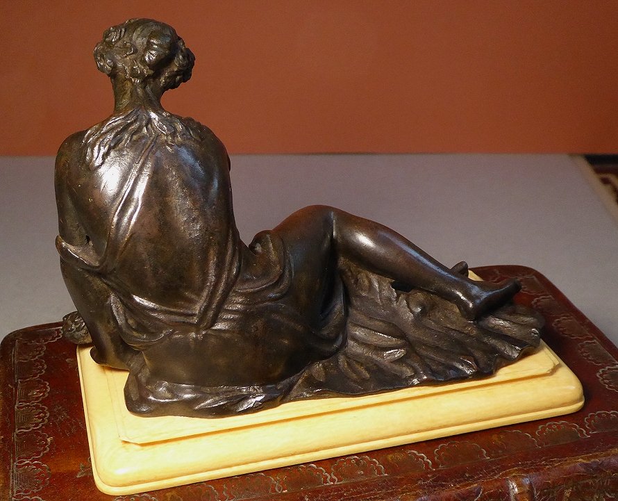 La Nymphe à La Coquille d'Après l'Antique - Bronze d'époque XVIIIe Siècle-photo-3