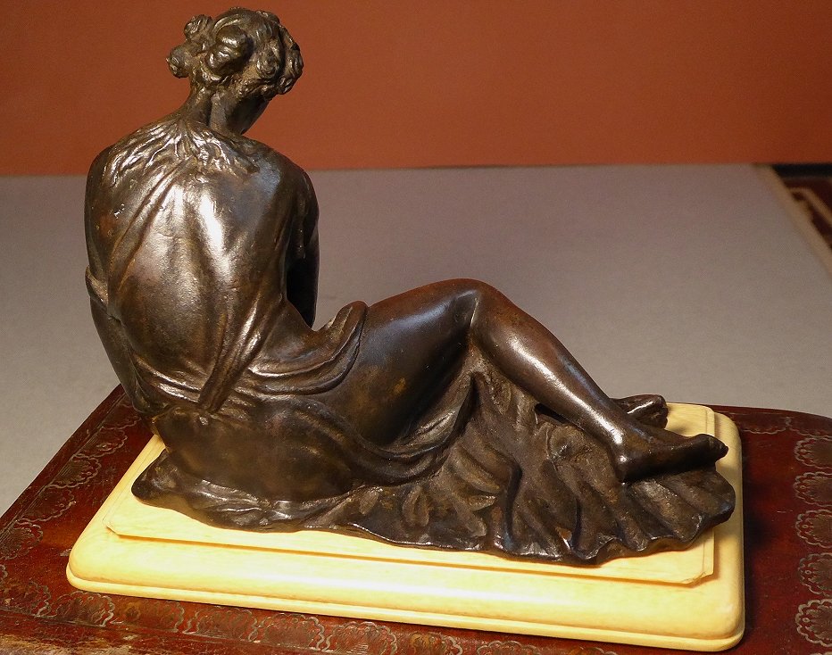La Nymphe à La Coquille d'Après l'Antique - Bronze d'époque XVIIIe Siècle-photo-4
