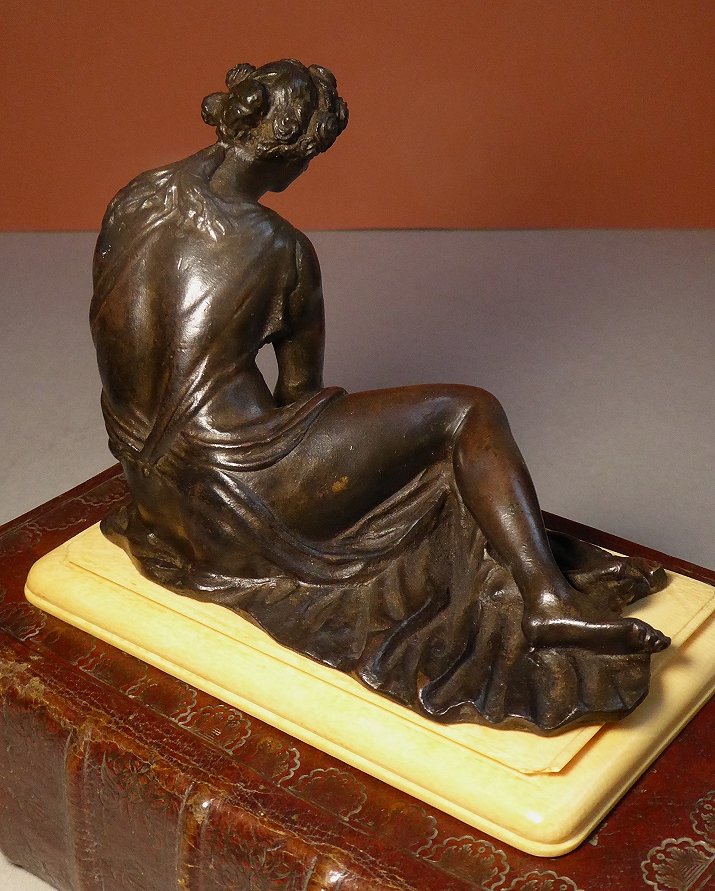La Nymphe à La Coquille d'Après l'Antique - Bronze d'époque XVIIIe Siècle-photo-5