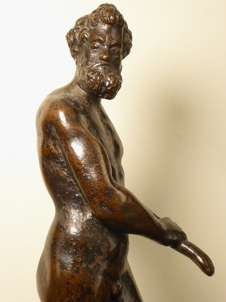 Hercule En Bronze Italie Début XVIIe Siècle d'Après Nicolò Roccatagliata-photo-4