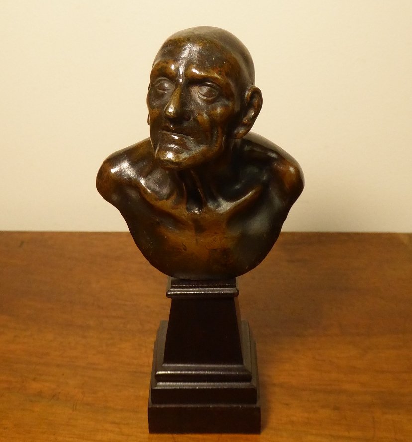 Bronze Bust Of Seneca After Guido Reni - Italy, 18th Century-photo-3