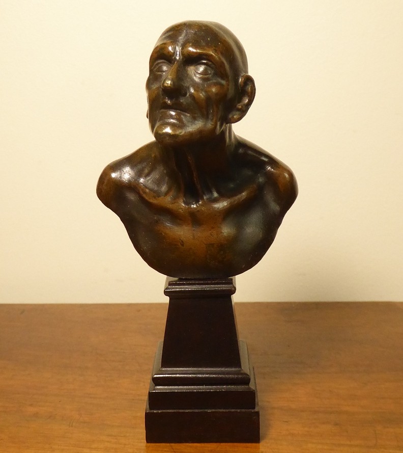 Bronze Bust Of Seneca After Guido Reni - Italy, 18th Century