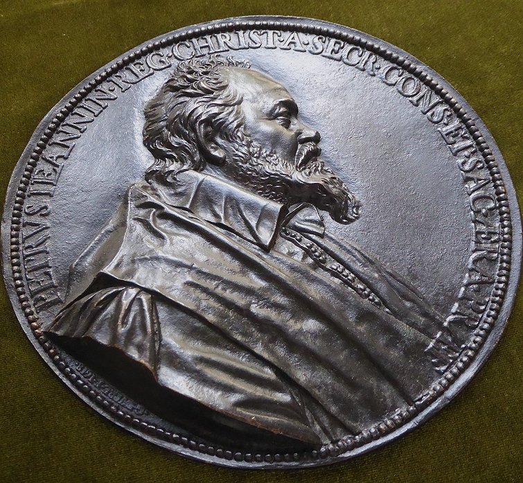 Grande Médaille En Bronze - Pierre Jeannin Par Guillaume Dupré en 1618-photo-3