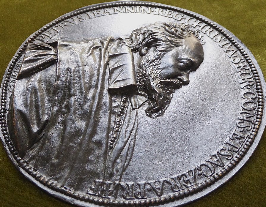 Grande Médaille En Bronze - Pierre Jeannin Par Guillaume Dupré en 1618-photo-4