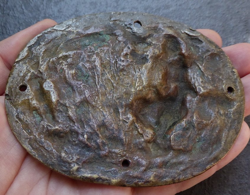 Madone et l'Enfant - plaquette en bronze Italie XVIe siècle-photo-6