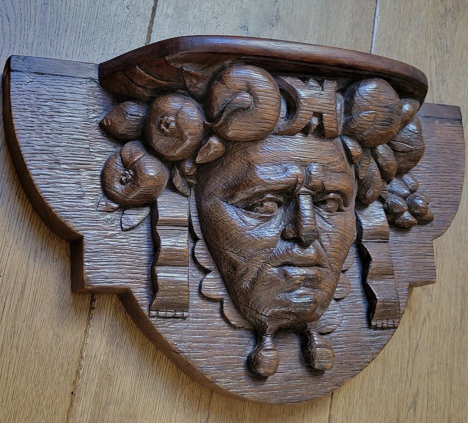 Oak Satyr Misericorde, France, Late 16th Century-photo-2