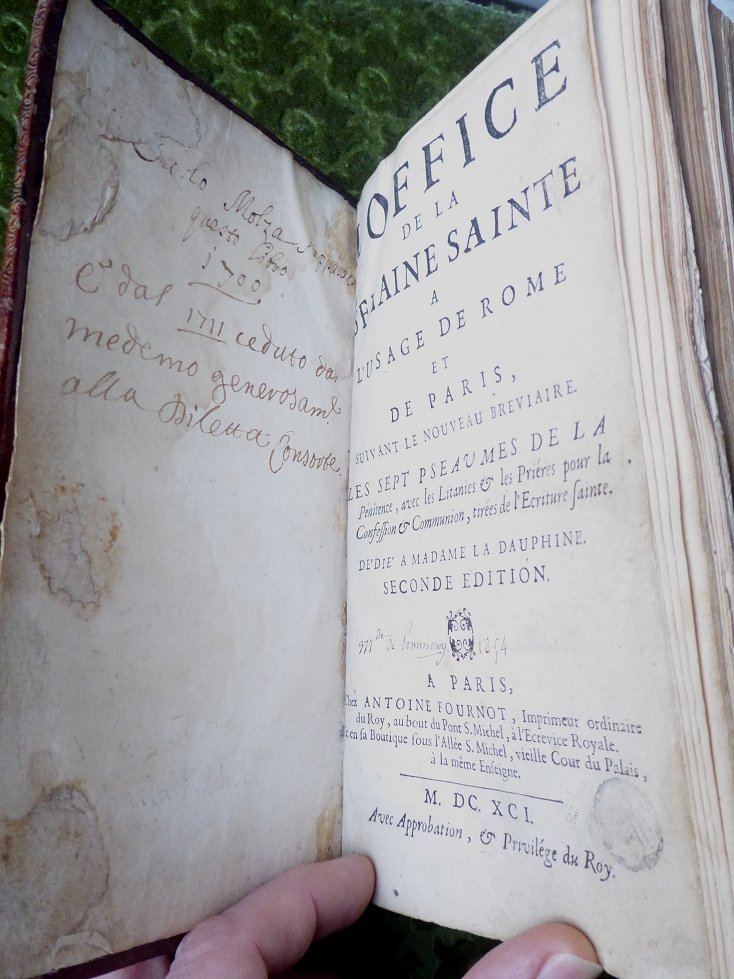 Office Of The Holy Week Of 1691, Bound With The Monogram Of Louis XIV-photo-7