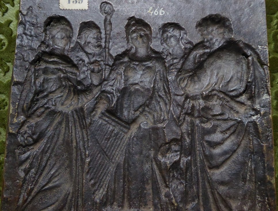 The Ecstasy Of Saint Cecilia - Bronze Plaque, Italy, 17th Century - Large Plaquette-photo-6