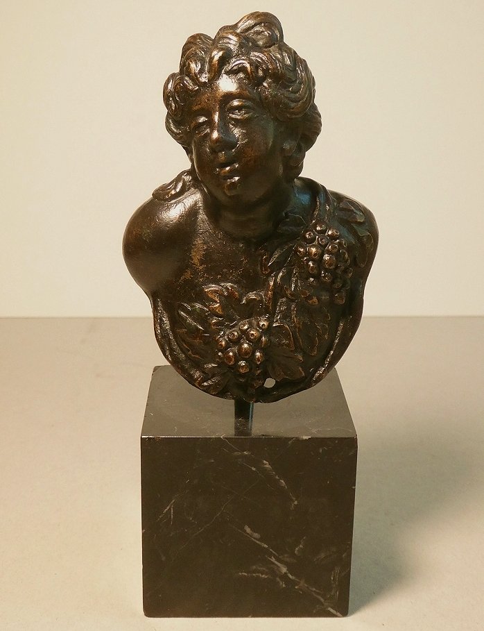 Buste d'Applique En Bronze Italie Venise XVIe XVIIe Siècle-photo-2