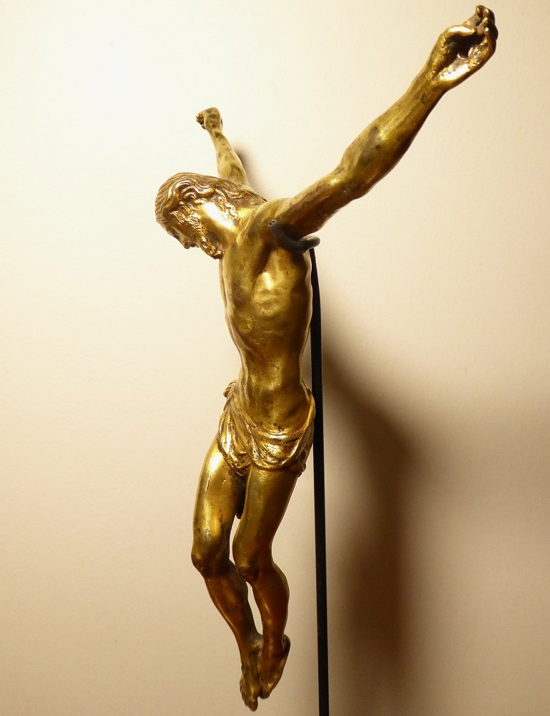 Corpus Christi In Gilt Bronze - Italy Circa 1600-photo-3