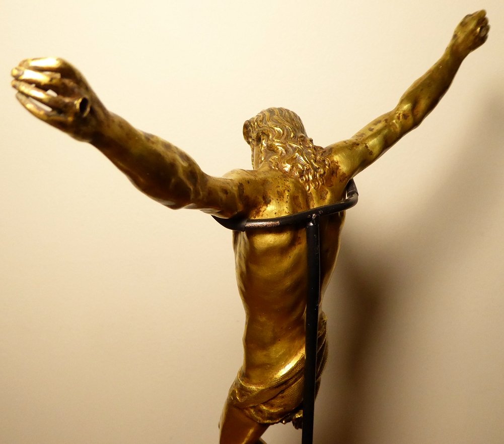 Corpus Christi In Gilt Bronze - Italy Circa 1600-photo-4