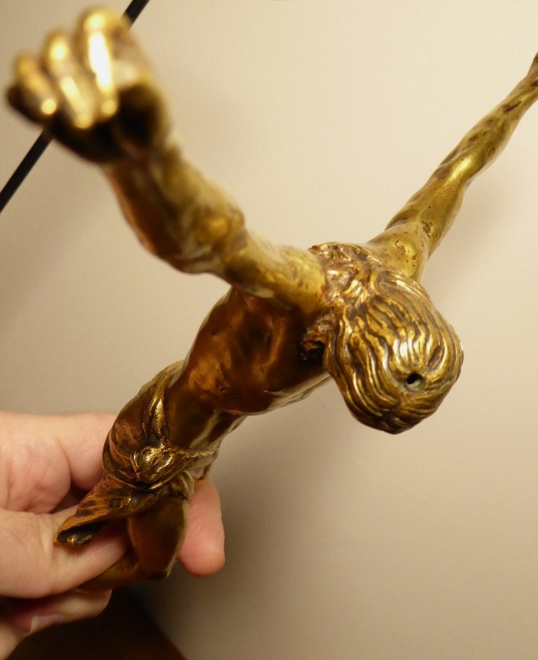 Corpus Christi In Gilt Bronze - Italy Circa 1600-photo-2