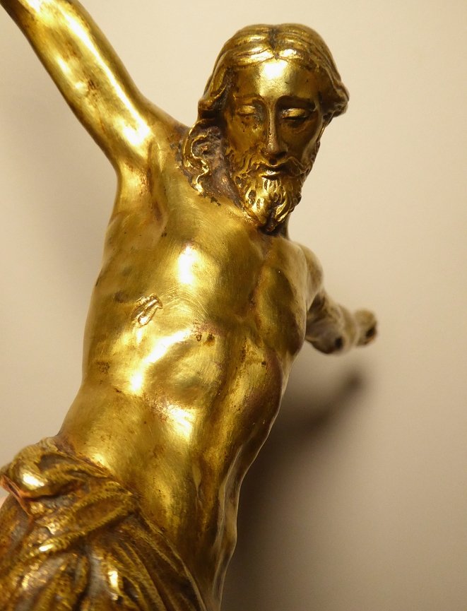 Corpus Christi In Gilt Bronze - Italy Circa 1600-photo-3