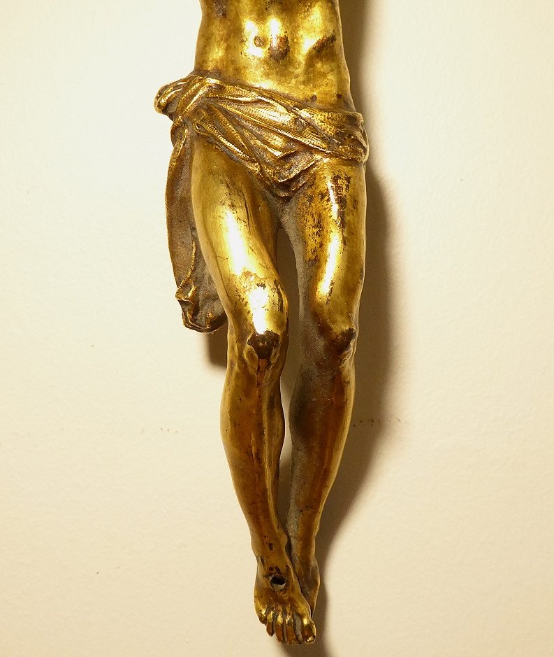 Corpus Christi In Gilt Bronze - Italy Circa 1600-photo-6