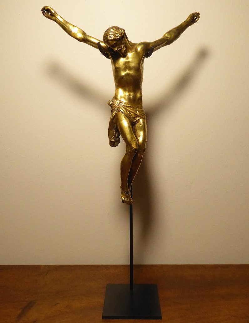 Corpus Christi In Gilt Bronze - Italy Circa 1600-photo-8