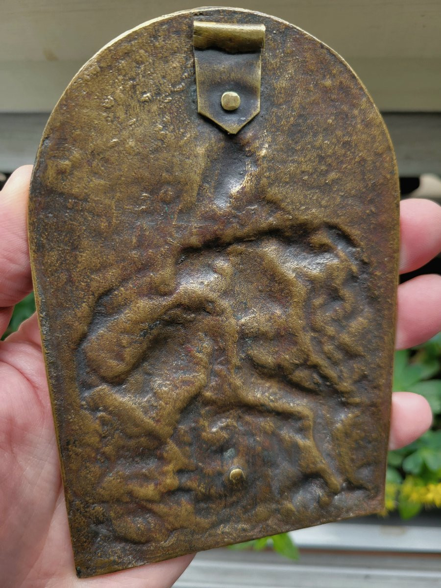 Plaquette en bronze représentant une Pietà - Italie c.1600-photo-8