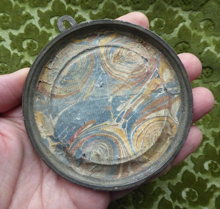 Galba Empereur et Lepida - paire de médailles XVIIIe en plomb-étain-photo-3