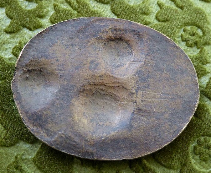 Plaquette en bronze fin XVIIe - Vierge à l'Enfant-photo-3
