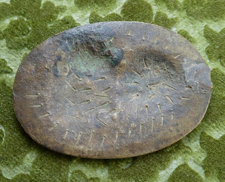 Bronze Plaquette From The Mid-18th Century - Gentleman's Profile-photo-3
