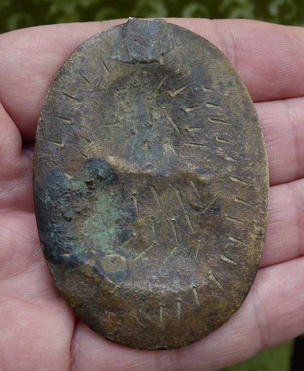 Bronze Plaquette From The Mid-18th Century - Gentleman's Profile-photo-5