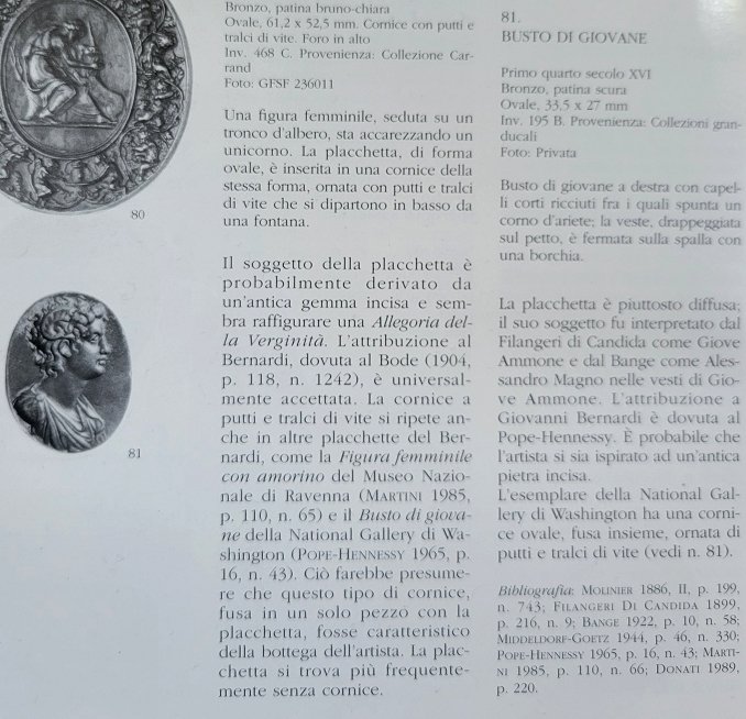 Alexandre le Grand en Jupiter Ammon - Plaquette en plomb du XVIe siècle-photo-7