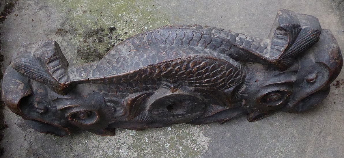 Verrou De Fût En Noyer Sculpté - Alsace XVIIIe siècle - Barre De Tonneau-photo-6