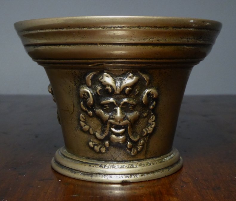Small Bronze Mortar From The 17th Century