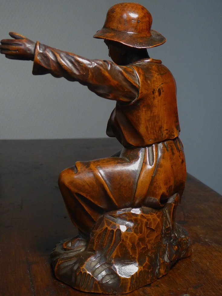 Gueux en buis sculpté, Allemagne fin du XVIIe siècle-photo-1