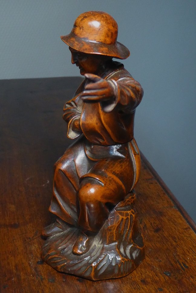 Gueux en buis sculpté, Allemagne fin du XVIIe siècle-photo-2