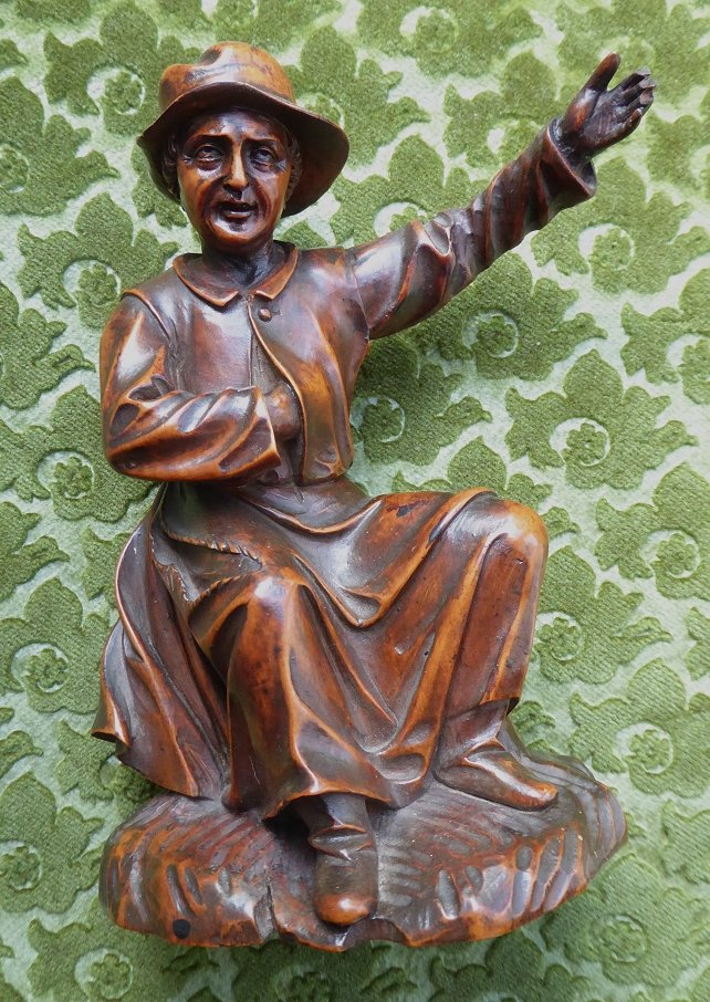 Gueux en buis sculpté, Allemagne fin du XVIIe siècle-photo-7