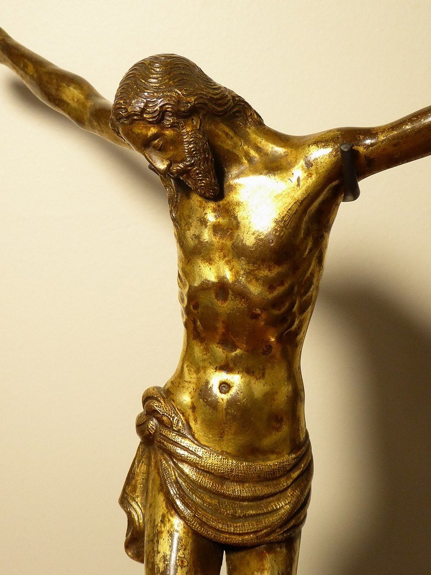 Corpus Christi In Gilt Copper Italy 16th Century-photo-3