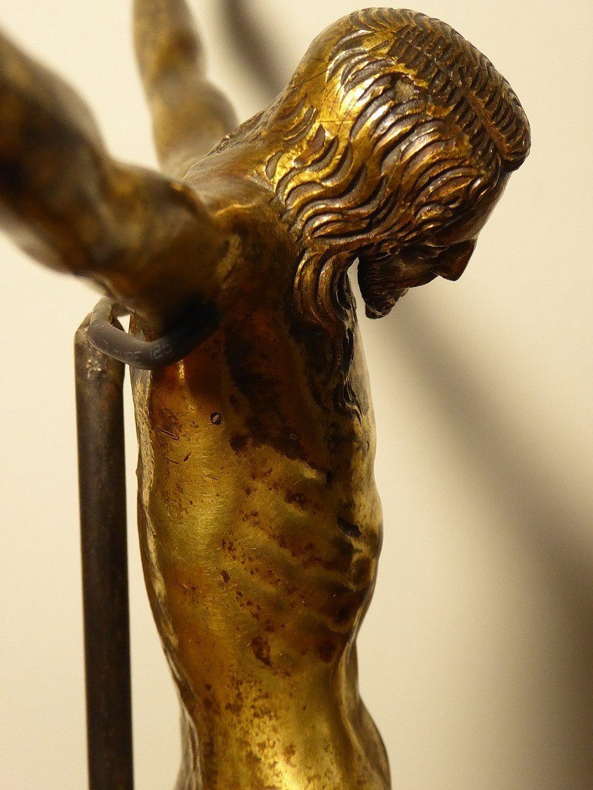 Corpus Christi In Gilt Copper Italy 16th Century-photo-3